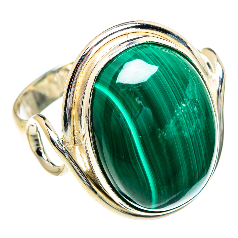 Malachite Rings handcrafted by Anasilvercos - RING84276