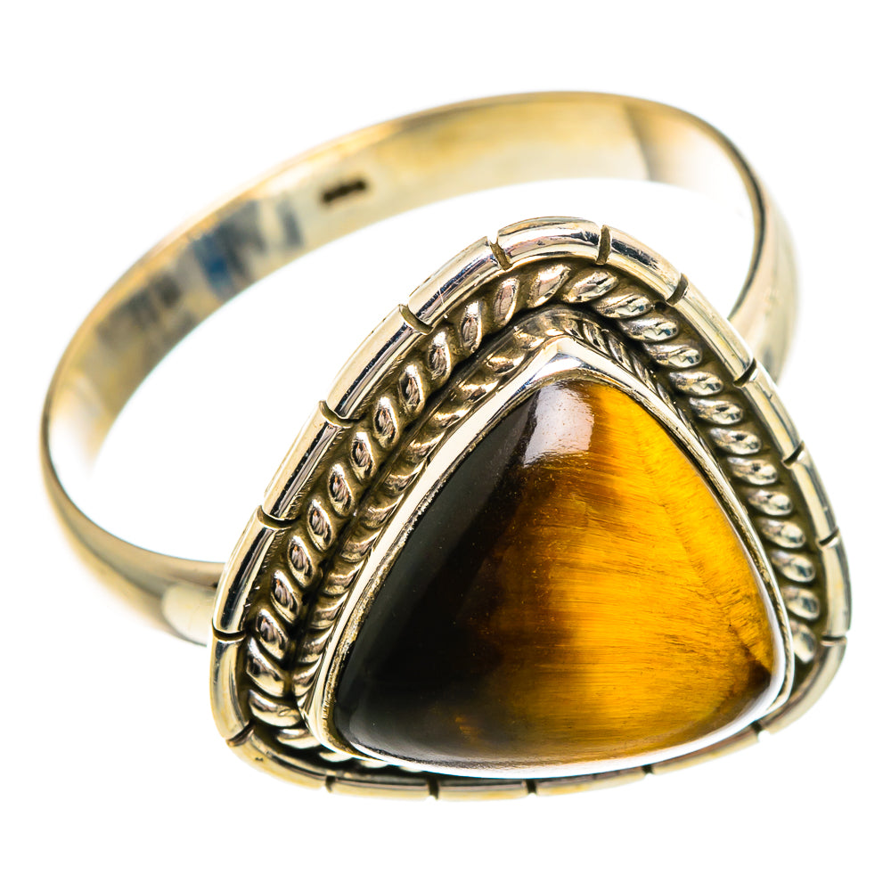 Tiger Eye Rings handcrafted by Anasilvercos - RING84279