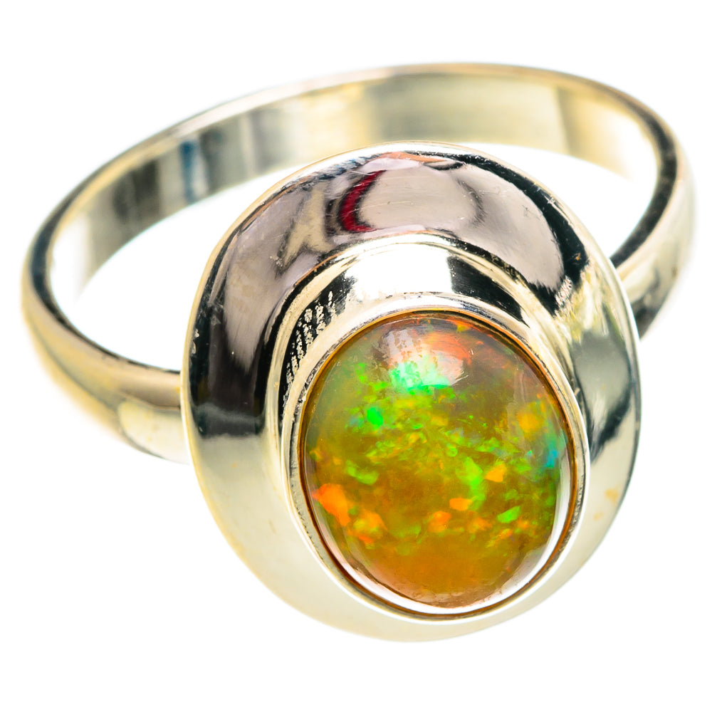 Ethiopian Opal Rings handcrafted by Anasilvercos - RING84300