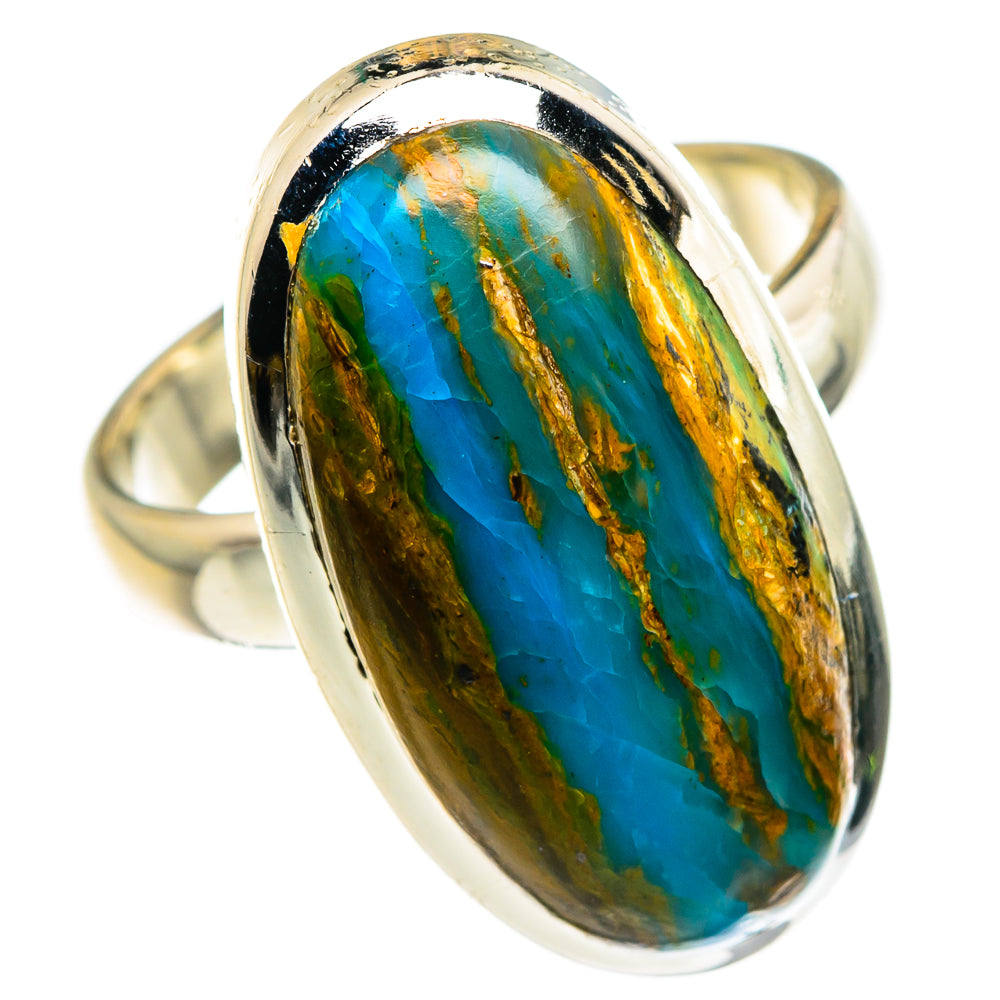Azurite Rings handcrafted by Anasilvercos - RING84308