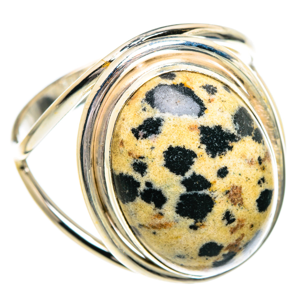 Dalmatian Jasper Rings handcrafted by Anasilvercos - RING84318 - Photo 2