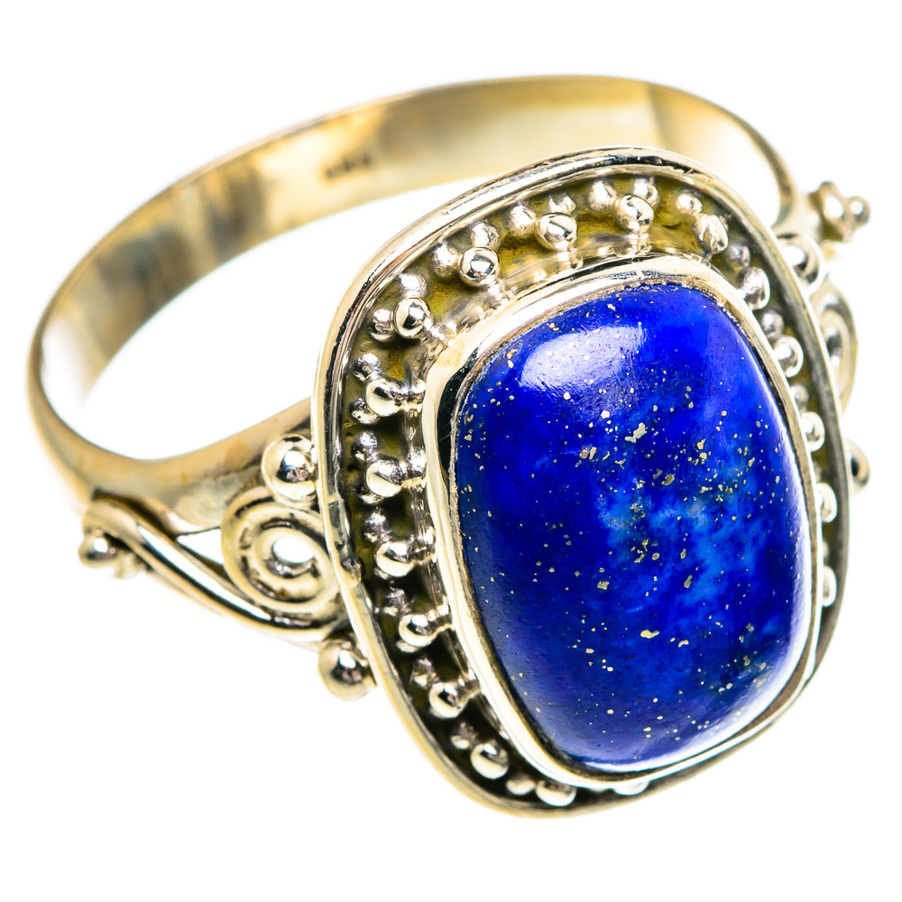 Lapis Lazuli Rings handcrafted by Anasilvercos - RING84344