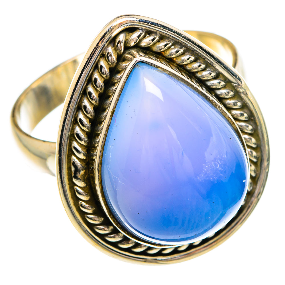 Chalcedony Rings handcrafted by Anasilvercos - RING84346