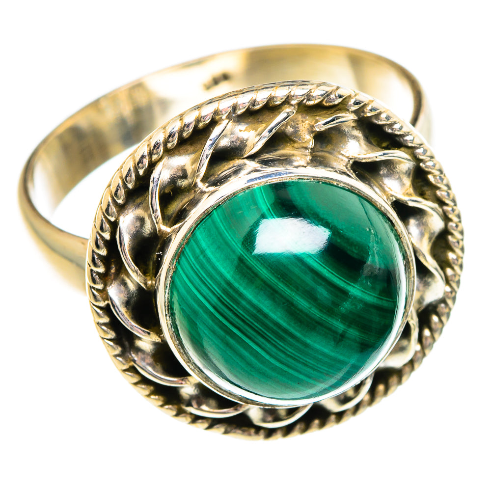 Malachite Rings handcrafted by Anasilvercos - RING84357