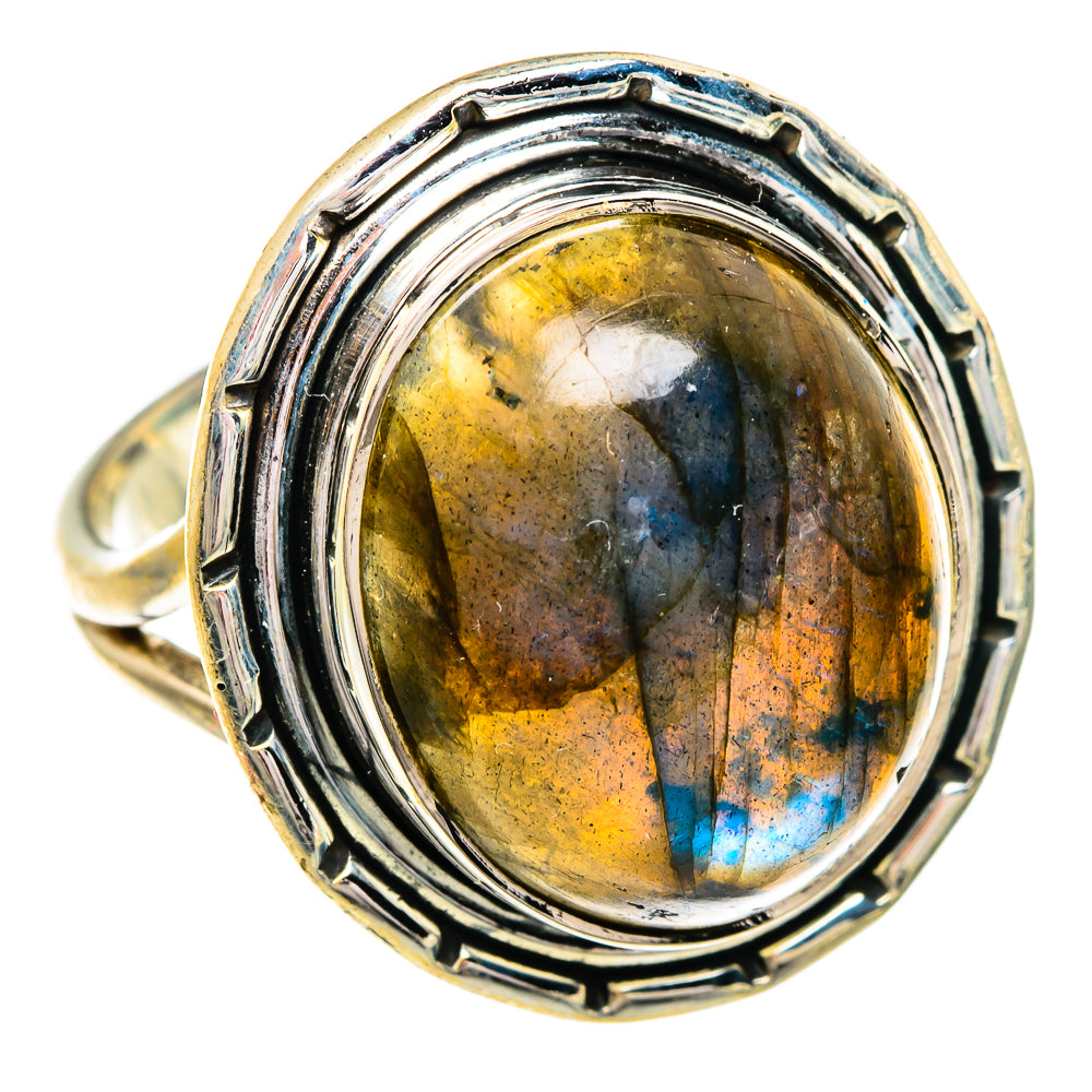Labradorite Rings handcrafted by Anasilvercos - RING84387