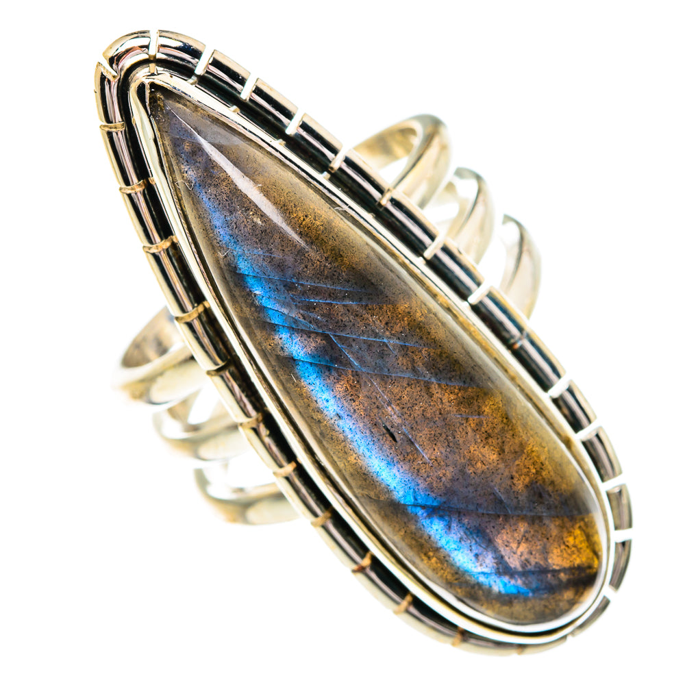 Labradorite Rings handcrafted by Anasilvercos - RING84388