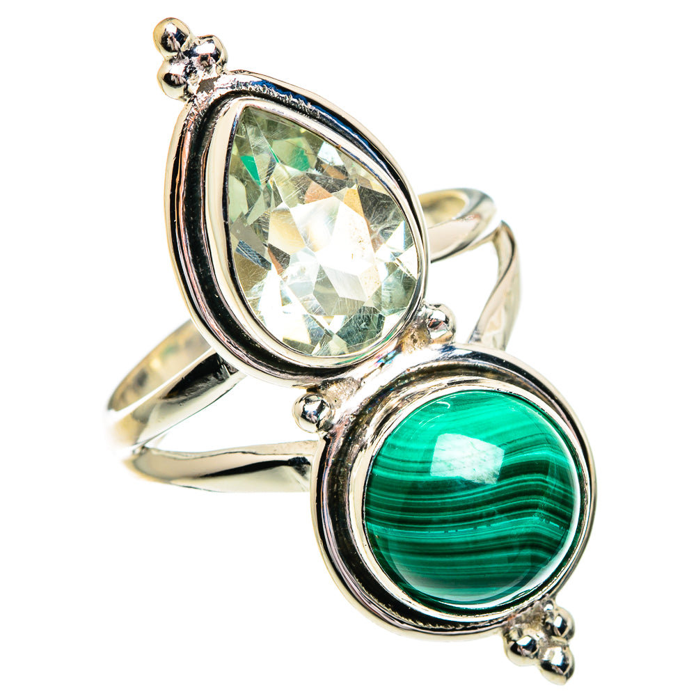 Malachite Rings handcrafted by Anasilvercos - RING84390