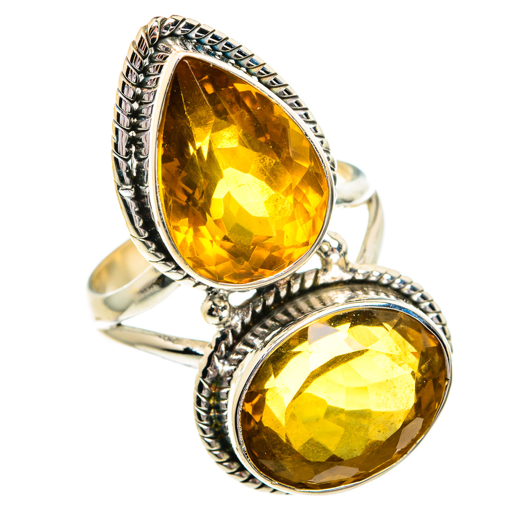 Mandarin Citrine Rings handcrafted by Anasilvercos - RING84396