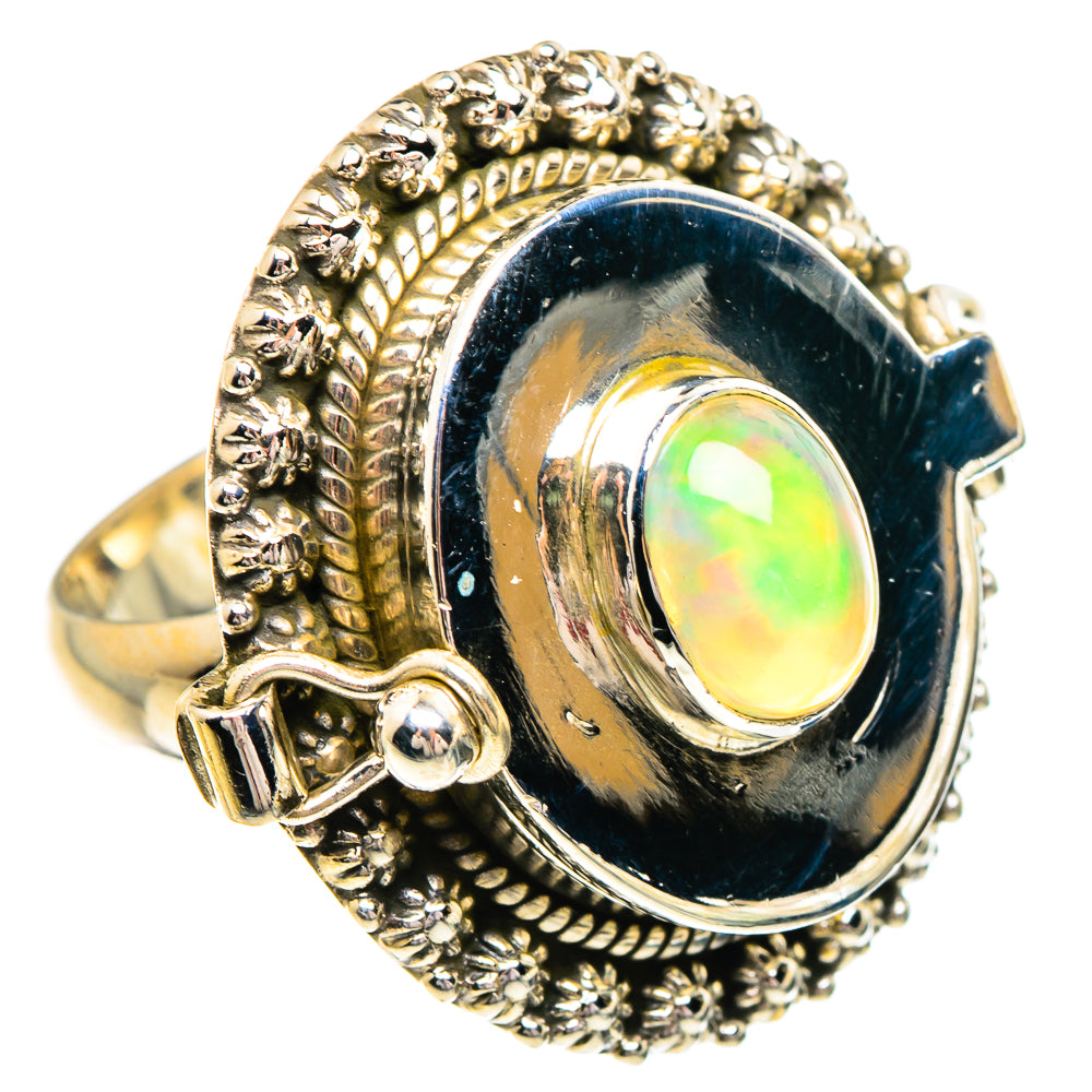 Ethiopian Opal Rings handcrafted by Anasilvercos - RING84404