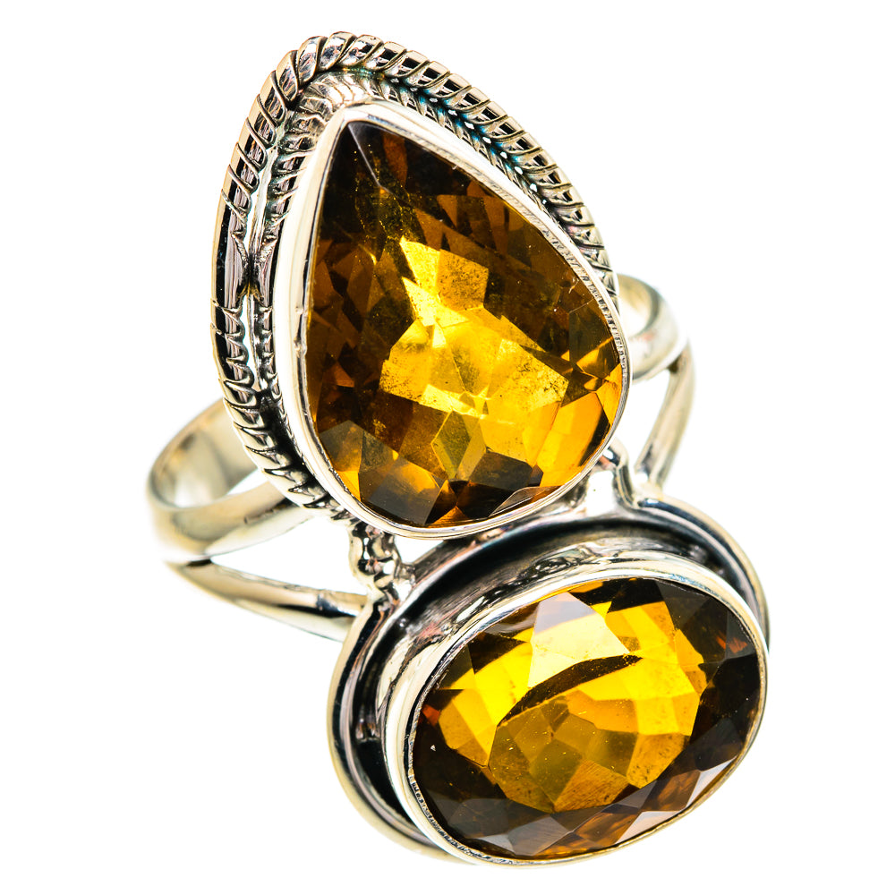 Mandarin Citrine Rings handcrafted by Anasilvercos - RING84420