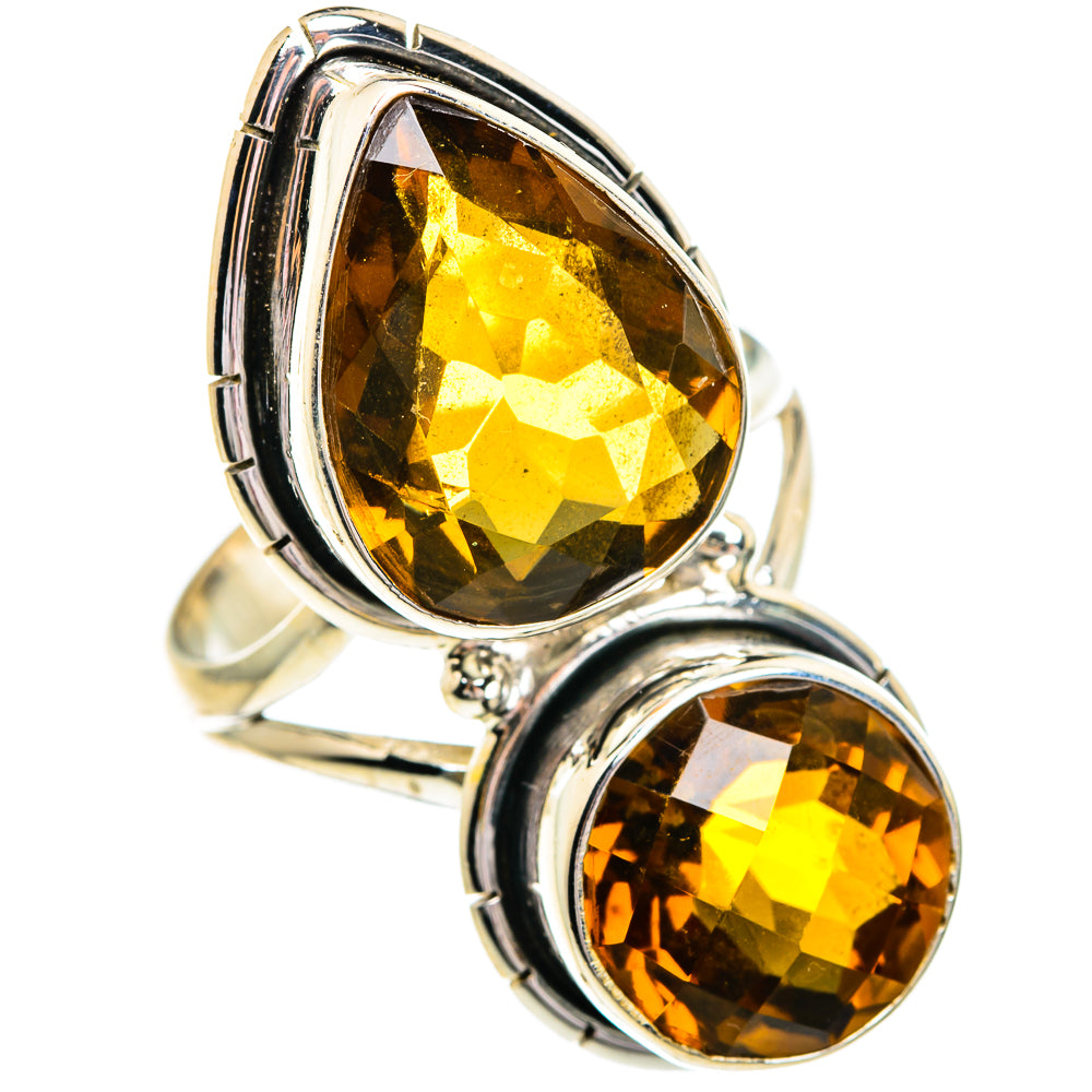 Mandarin Citrine Rings handcrafted by Anasilvercos - RING84421
