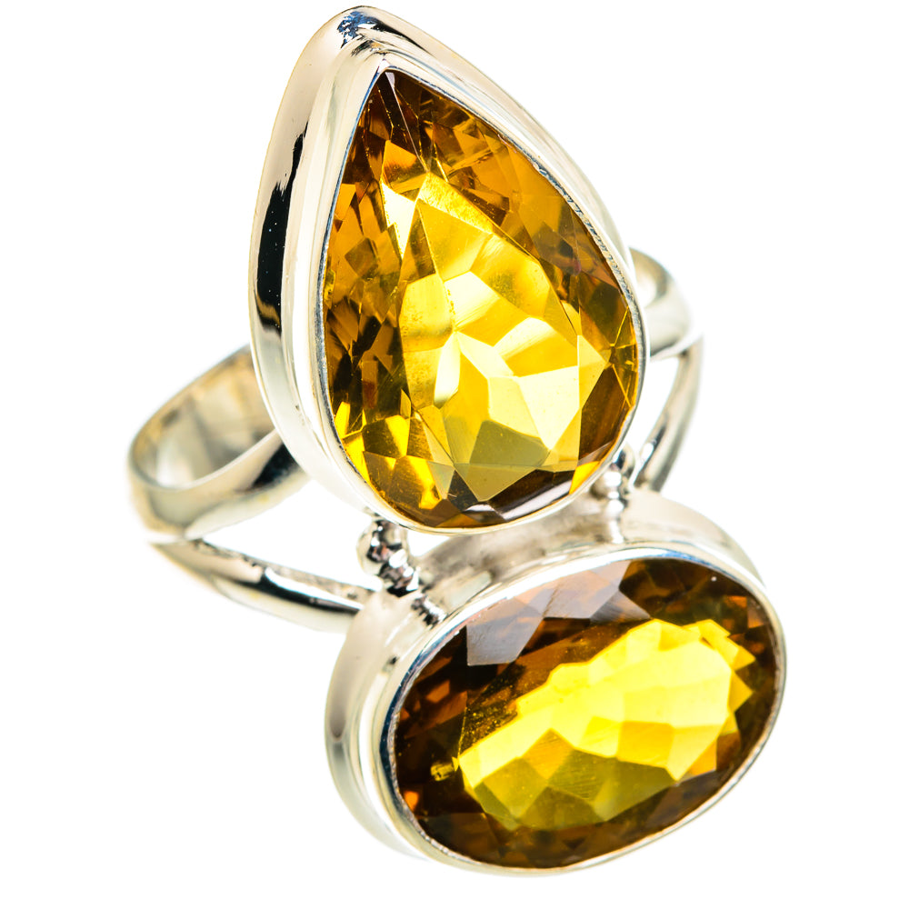 Mandarin Citrine Rings handcrafted by Anasilvercos - RING84424