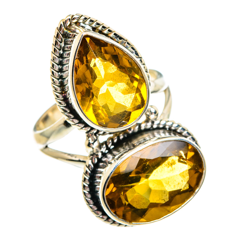 Mandarin Citrine Rings handcrafted by Anasilvercos - RING84425
