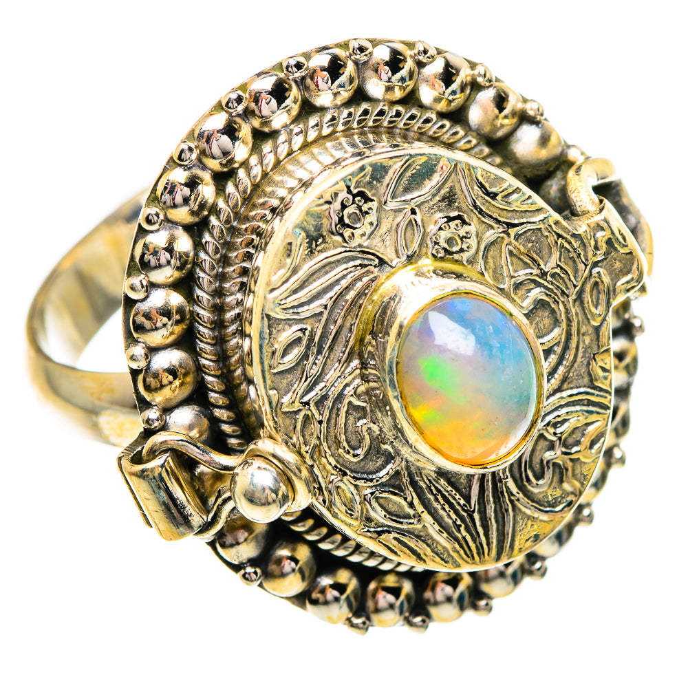 Ethiopian Opal Rings handcrafted by Anasilvercos - RING84428