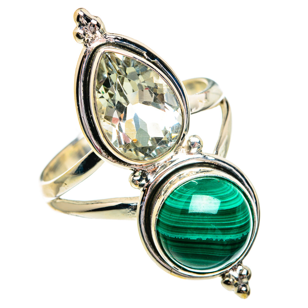 Malachite Rings handcrafted by Anasilvercos - RING84437
