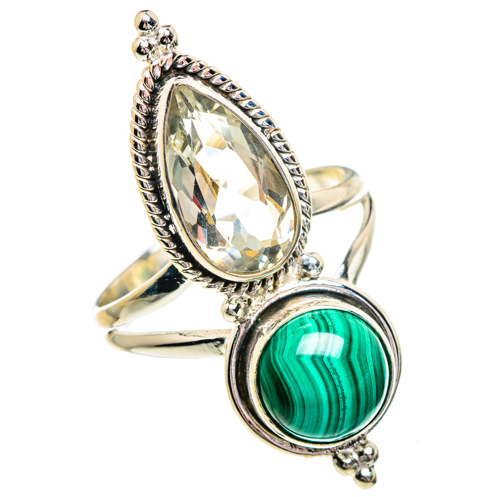 Malachite Rings handcrafted by Anasilvercos - RING84439