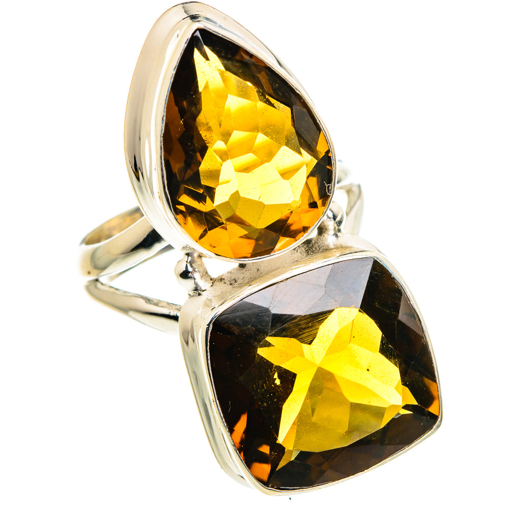 Mandarin Citrine Rings handcrafted by Anasilvercos - RING84454