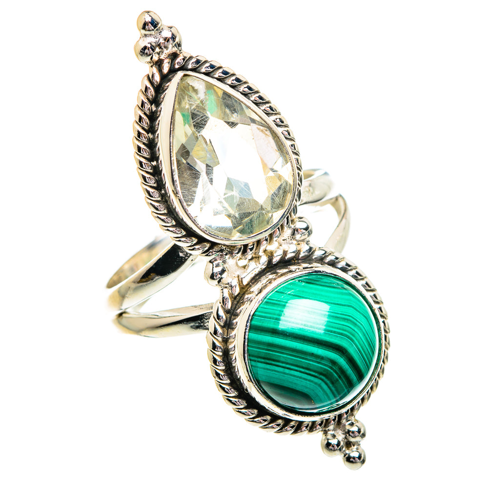 Malachite Rings handcrafted by Anasilvercos - RING84458