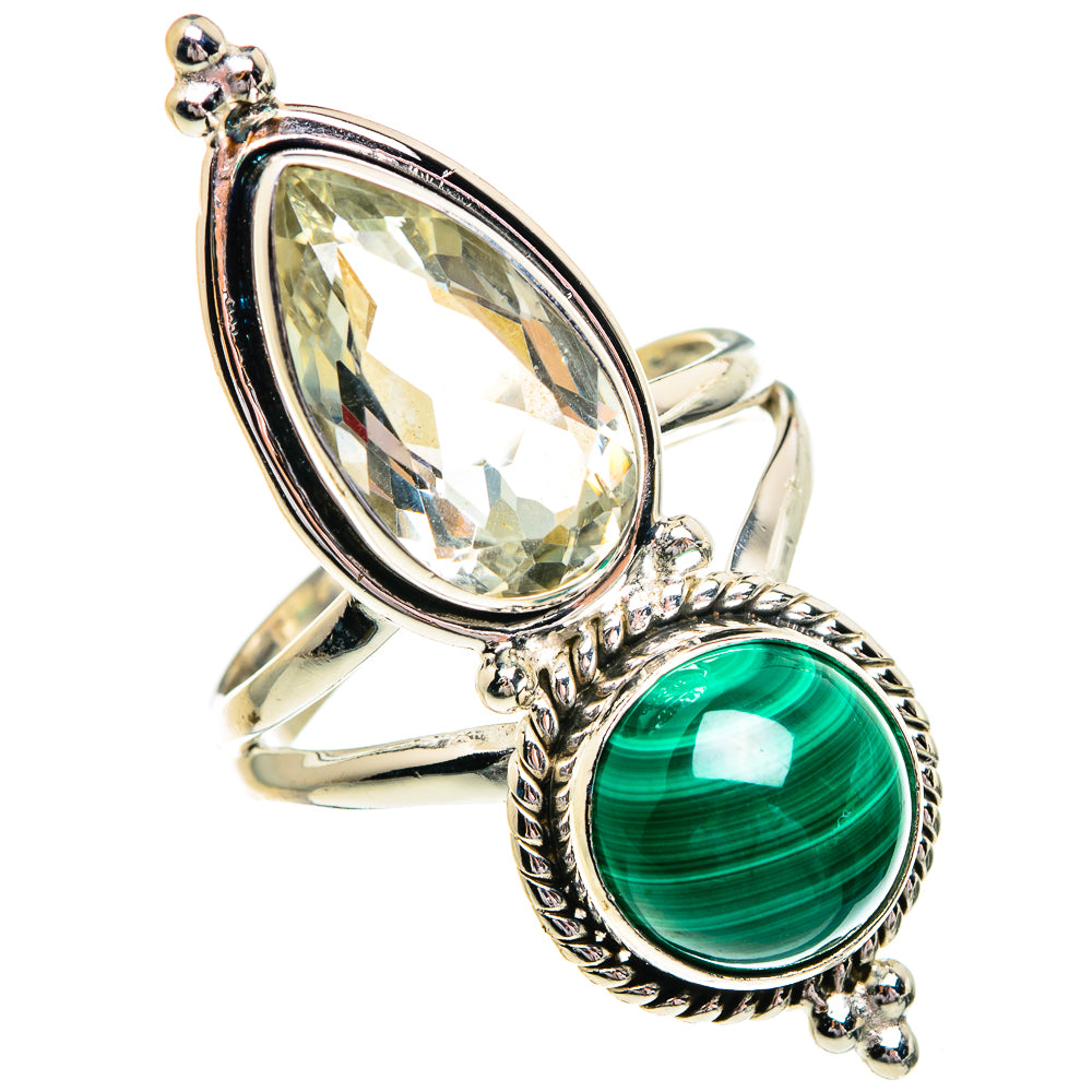 Malachite Rings handcrafted by Anasilvercos - RING84459