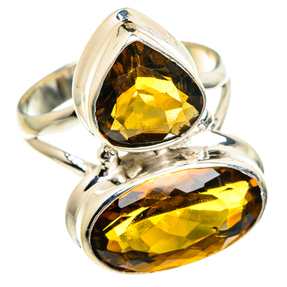 Mandarin Citrine Rings handcrafted by Anasilvercos - RING84461
