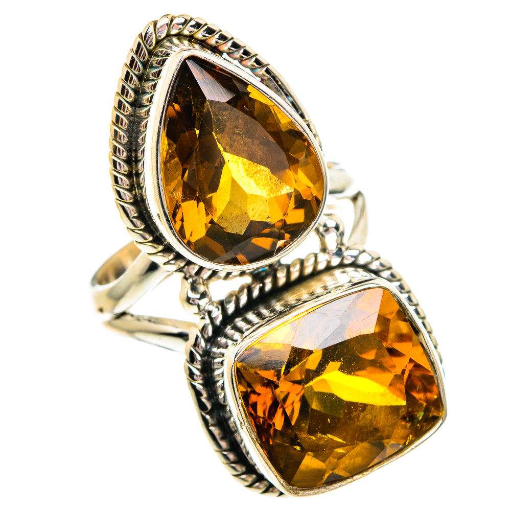 Mandarin Citrine Rings handcrafted by Anasilvercos - RING84462