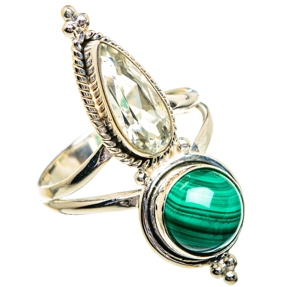 Malachite Rings handcrafted by Anasilvercos - RING84471