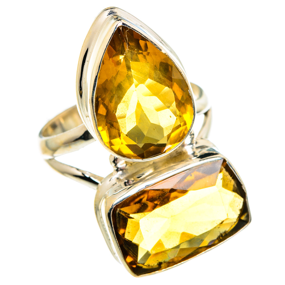 Mandarin Citrine Rings handcrafted by Anasilvercos - RING84473