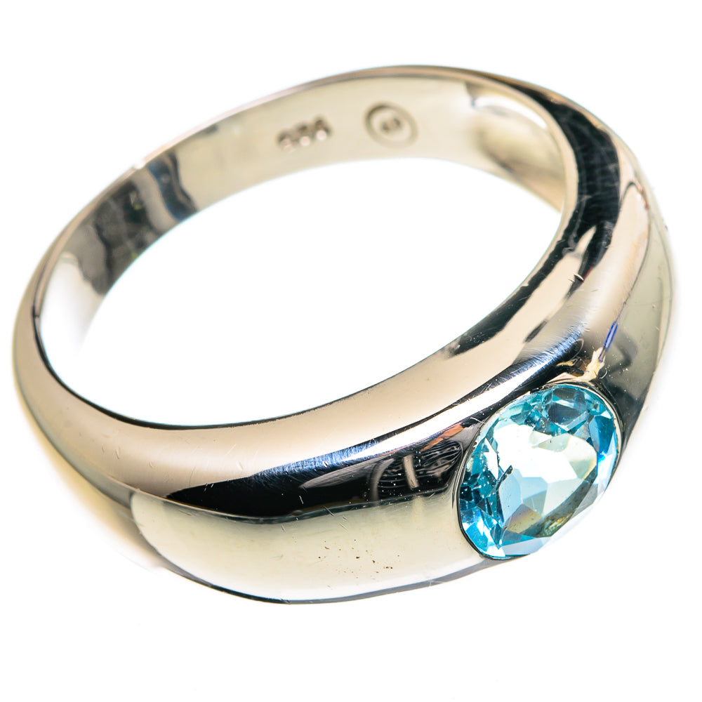 Blue Topaz Rings handcrafted by Anasilvercos - RING84476 - Photo 2