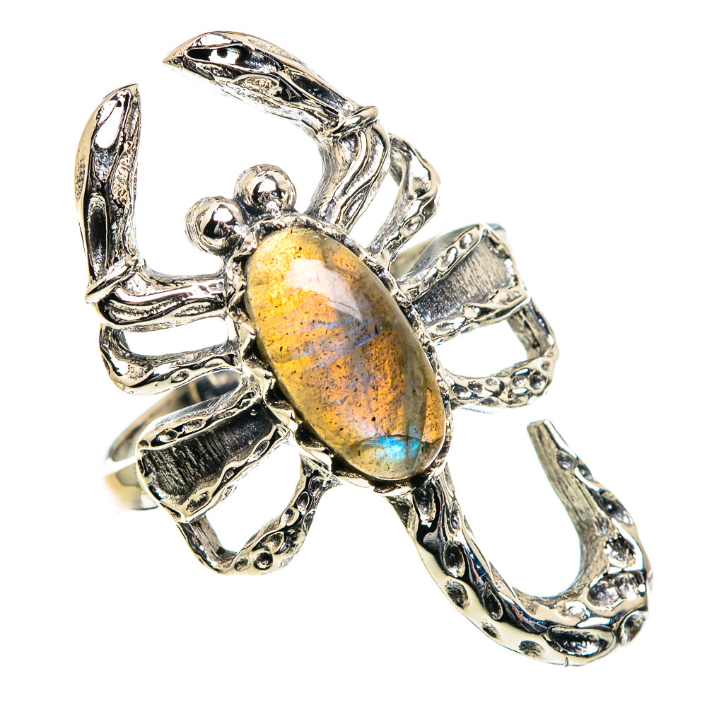 Labradorite Rings handcrafted by Anasilvercos - RING84478