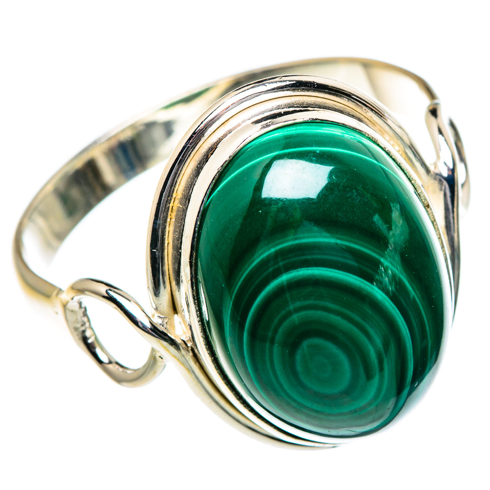 Malachite Rings handcrafted by Anasilvercos - RING84481