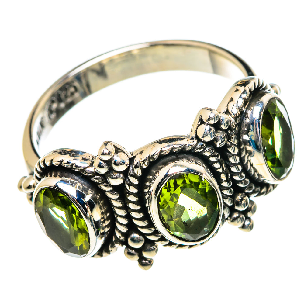 Peridot Rings handcrafted by Anasilvercos - RING84482