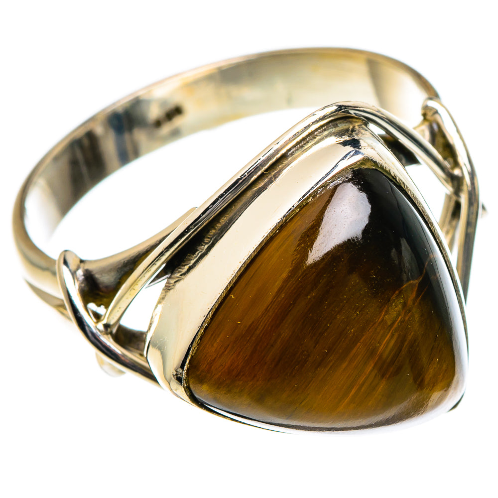 Tiger Eye Rings handcrafted by Anasilvercos - RING84487
