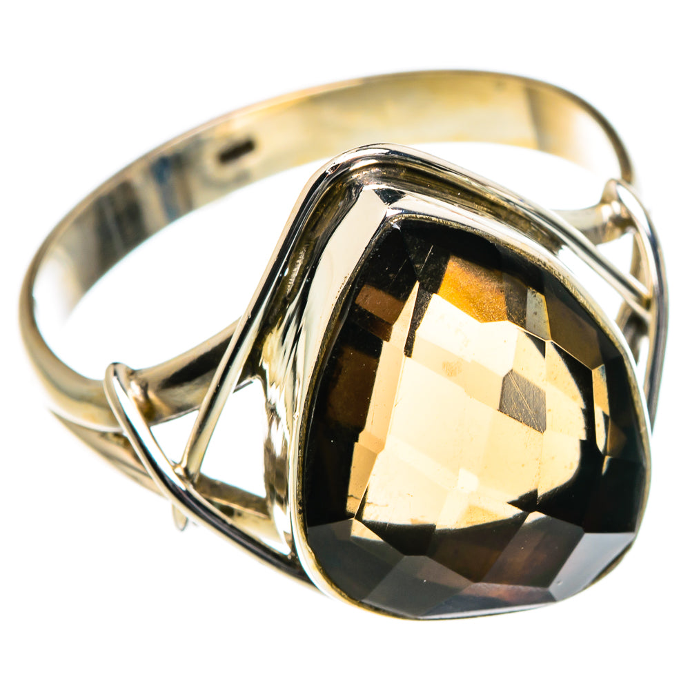 Smoky Quartz Rings handcrafted by Anasilvercos - RING84488