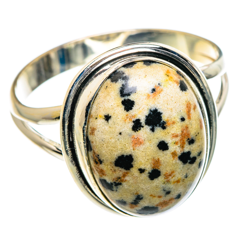 Dalmatian Jasper Rings handcrafted by Anasilvercos - RING84490 - Photo 2