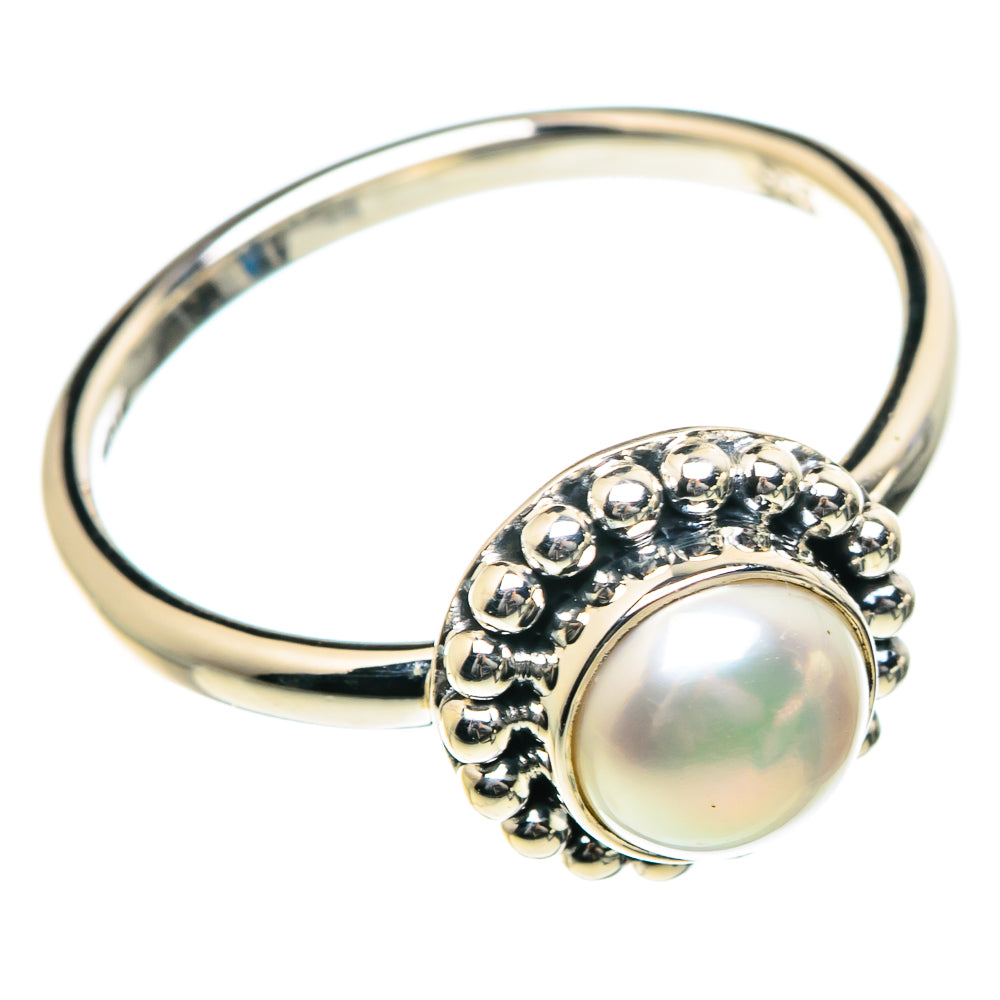 Cultured Pearl Rings handcrafted by Anasilvercos - RING84505