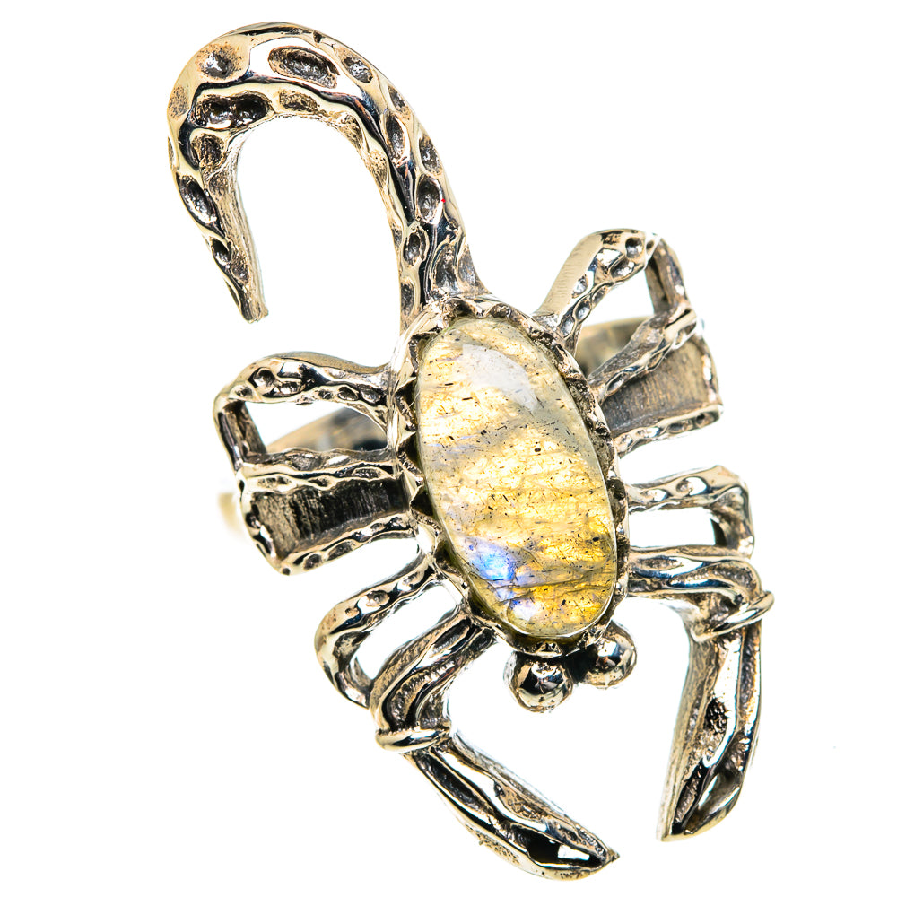 Labradorite Rings handcrafted by Anasilvercos - RING84515
