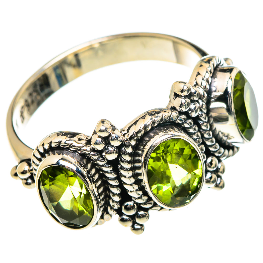 Peridot Rings handcrafted by Anasilvercos - RING84516