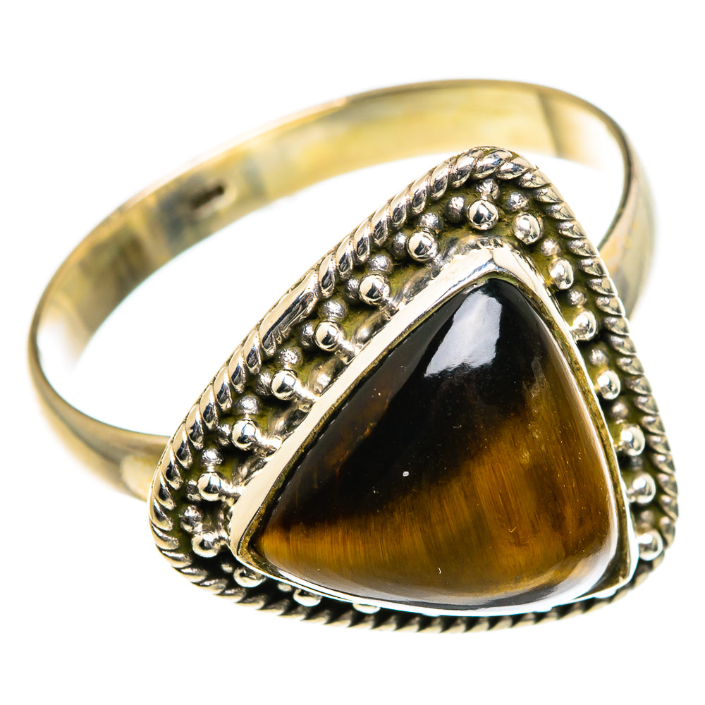 Tiger Eye Rings handcrafted by Anasilvercos - RING84524