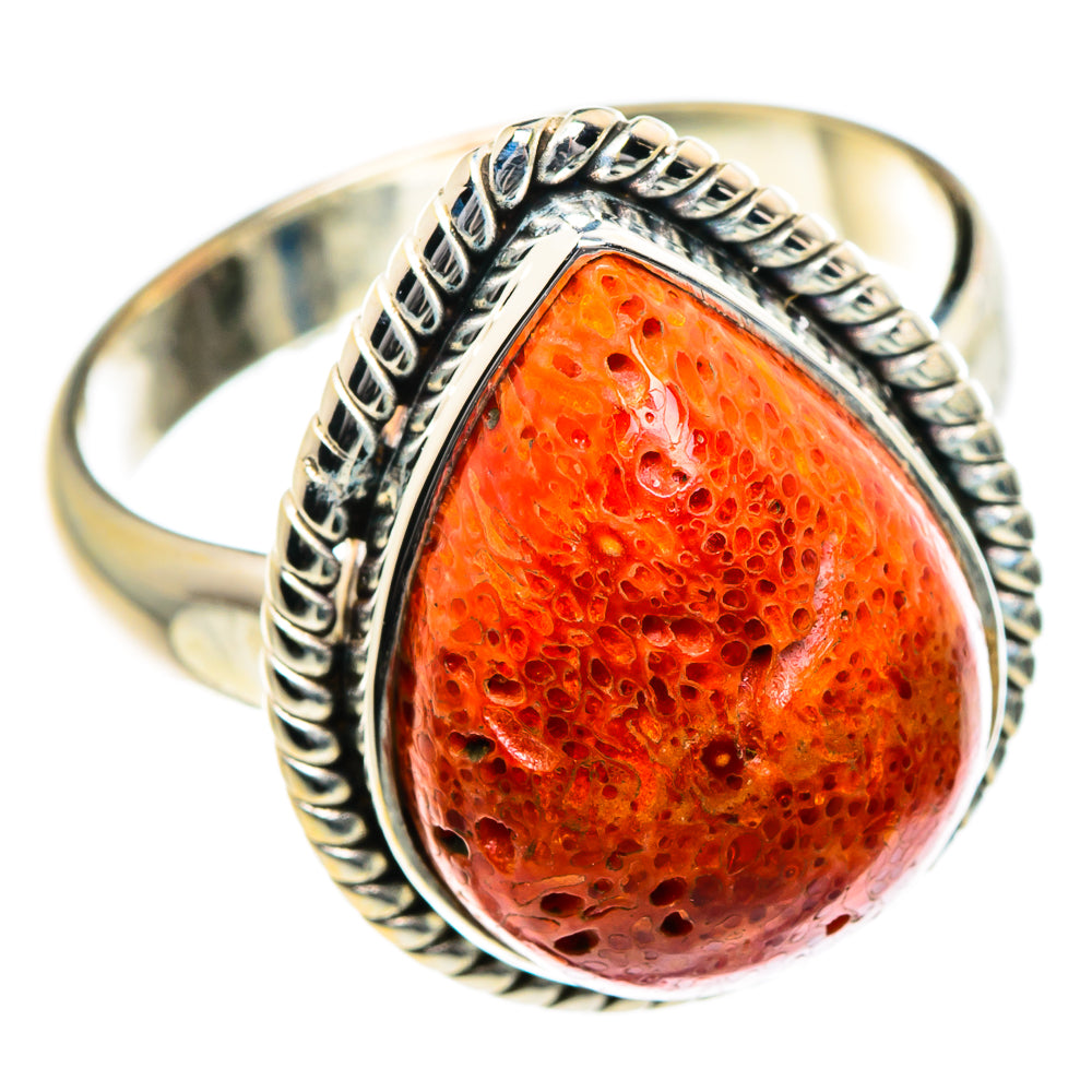Sponge Coral Rings handcrafted by Anasilvercos - RING84527 - Photo 2