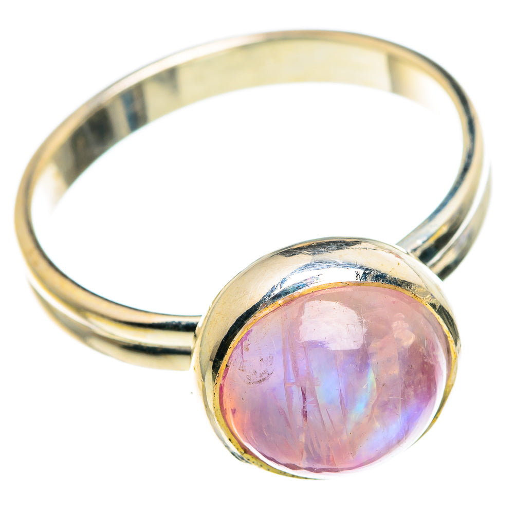 Pink Moonstone Rings handcrafted by Anasilvercos - RING84531