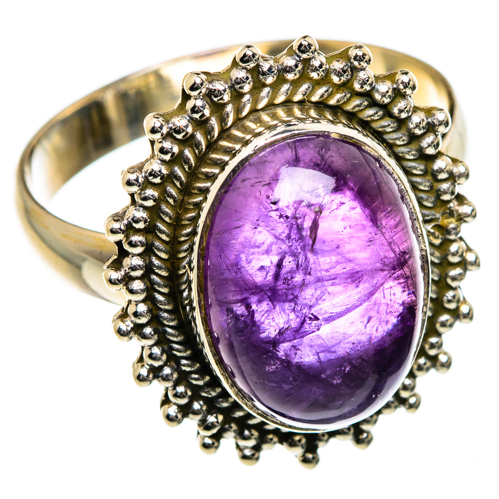 Amethyst Rings handcrafted by Anasilvercos - RING84532