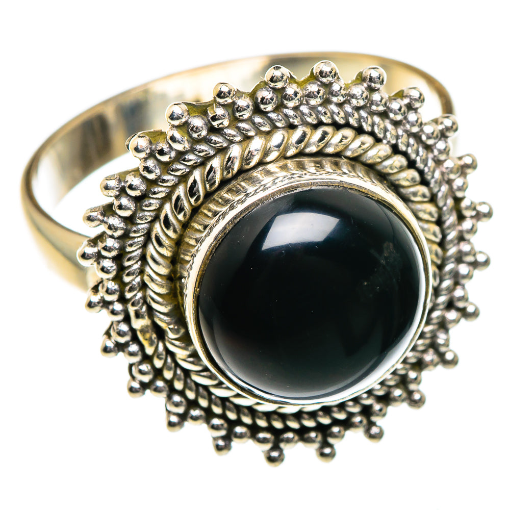 Black Onyx Rings handcrafted by Anasilvercos - RING84535