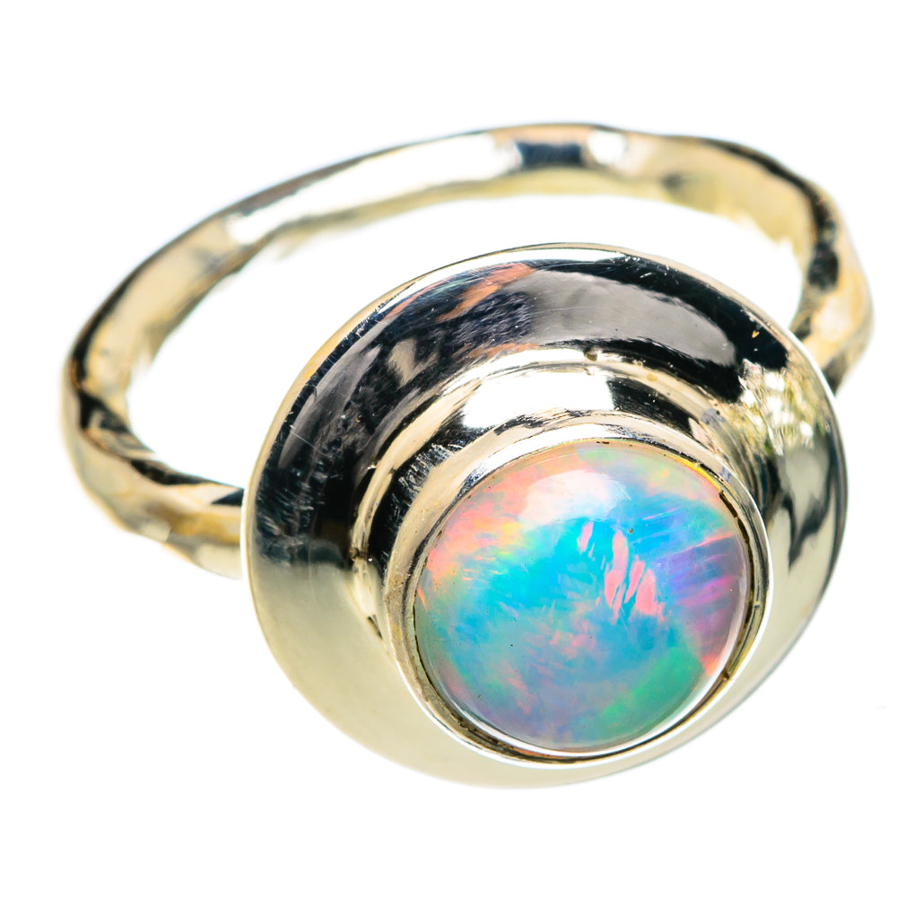 Ethiopian Opal Rings handcrafted by Anasilvercos - RING84543