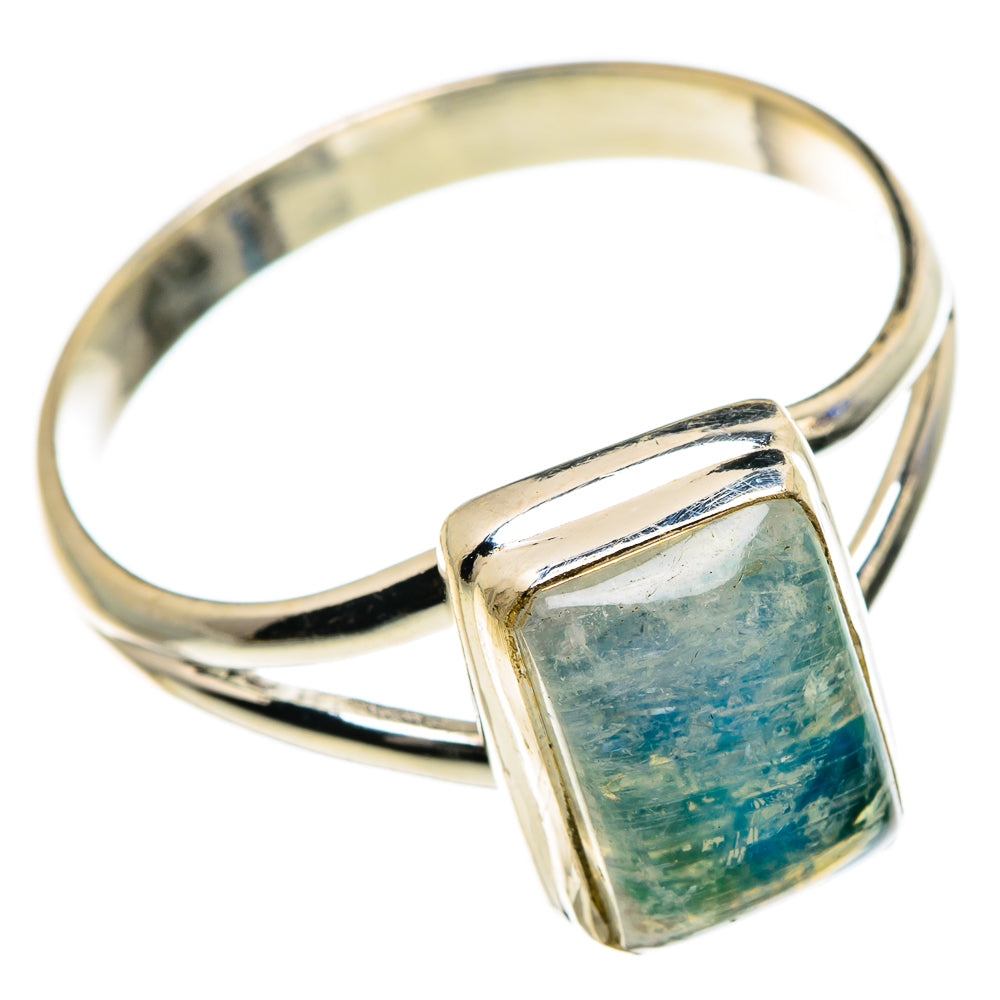 Green Moonstone Rings handcrafted by Anasilvercos - RING84552