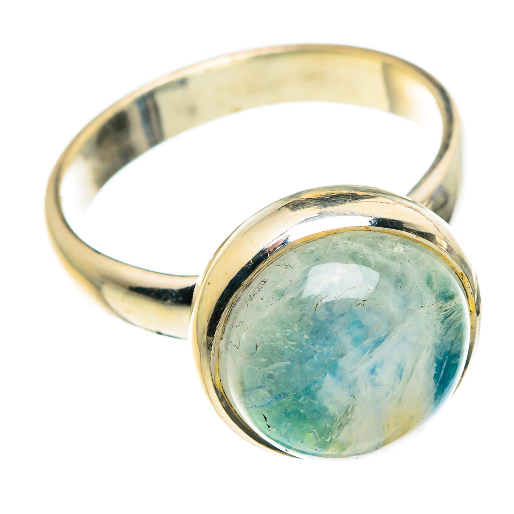 Green Moonstone Rings handcrafted by Anasilvercos - RING84553