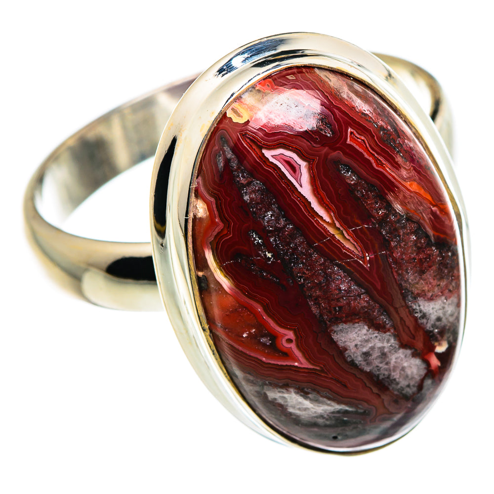 Red Jasper Rings handcrafted by Anasilvercos - RING84559