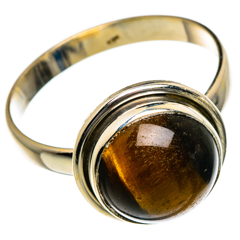 Tiger Eye Rings handcrafted by Anasilvercos - RING84561