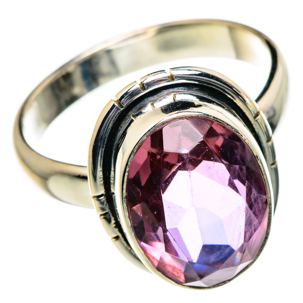 Color Change Alexandrite (lab.) Rings handcrafted by Anasilvercos - RING84569