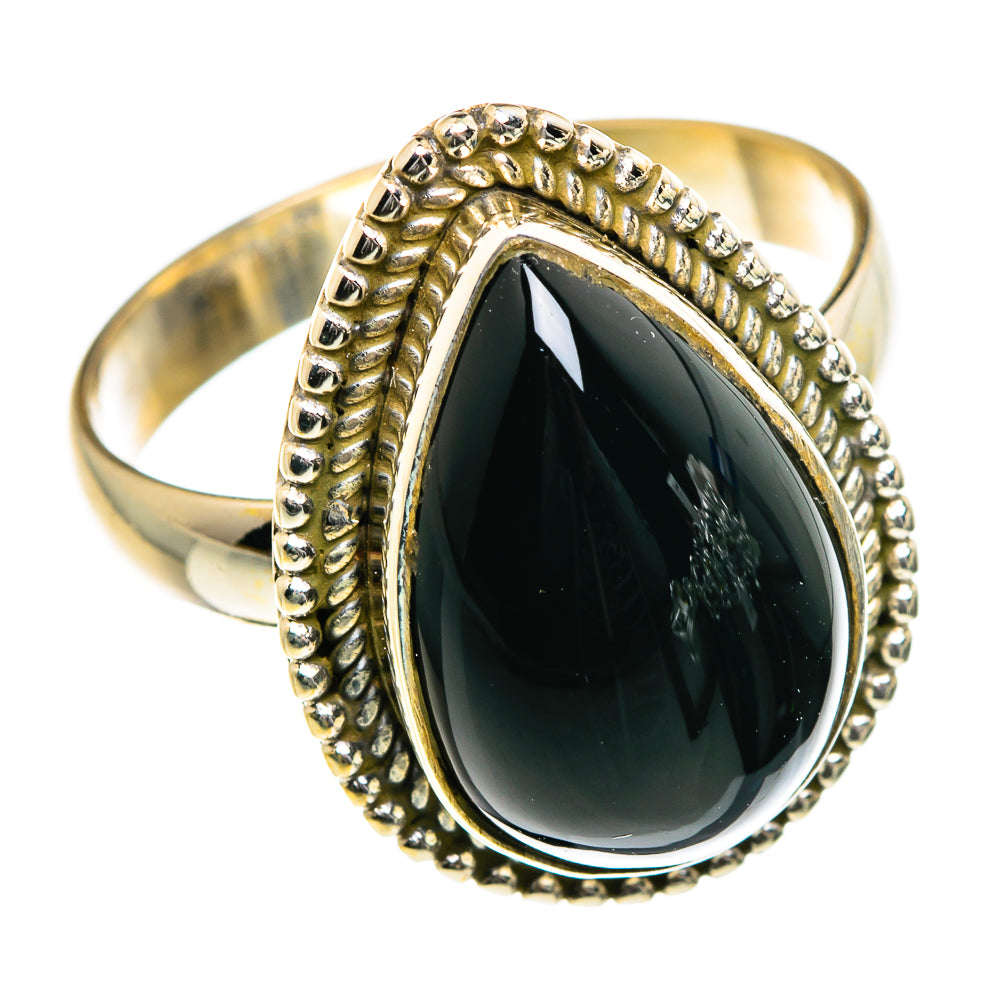 Black Onyx Rings handcrafted by Anasilvercos - RING84572