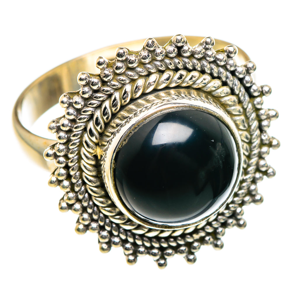 Black Onyx Rings handcrafted by Anasilvercos - RING84573
